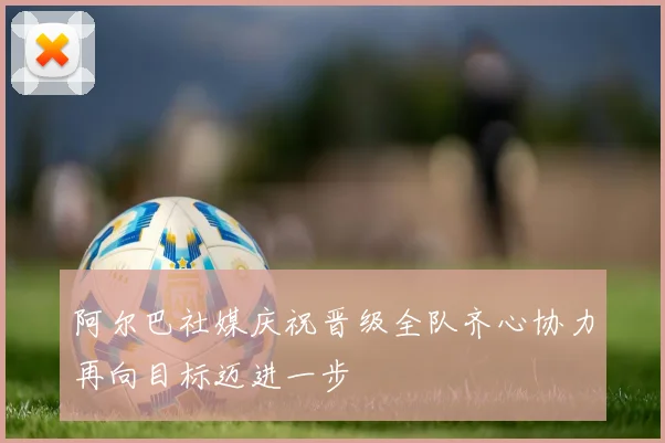 阿尔巴社媒庆祝晋级全队齐心协力再向目标迈进一步